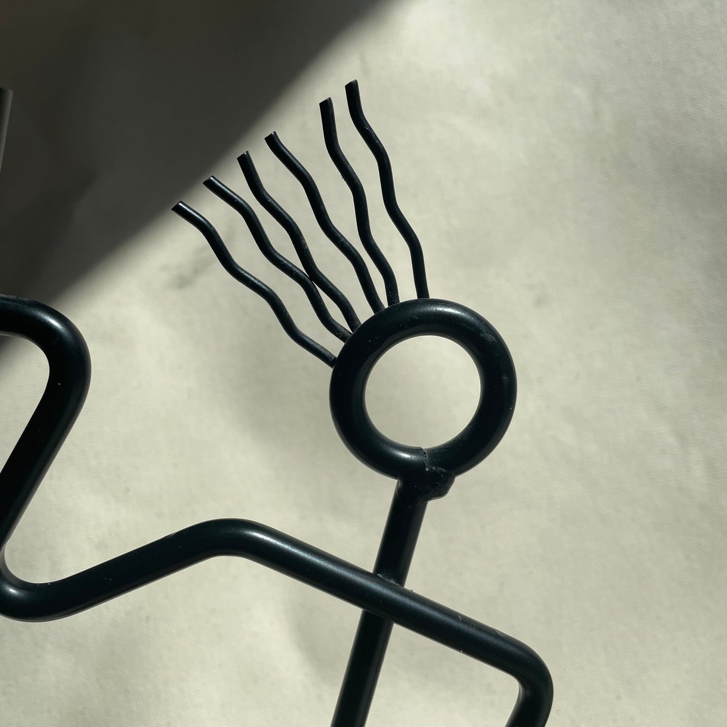 Kokopelli Vintage Memphis Metal Sculpture