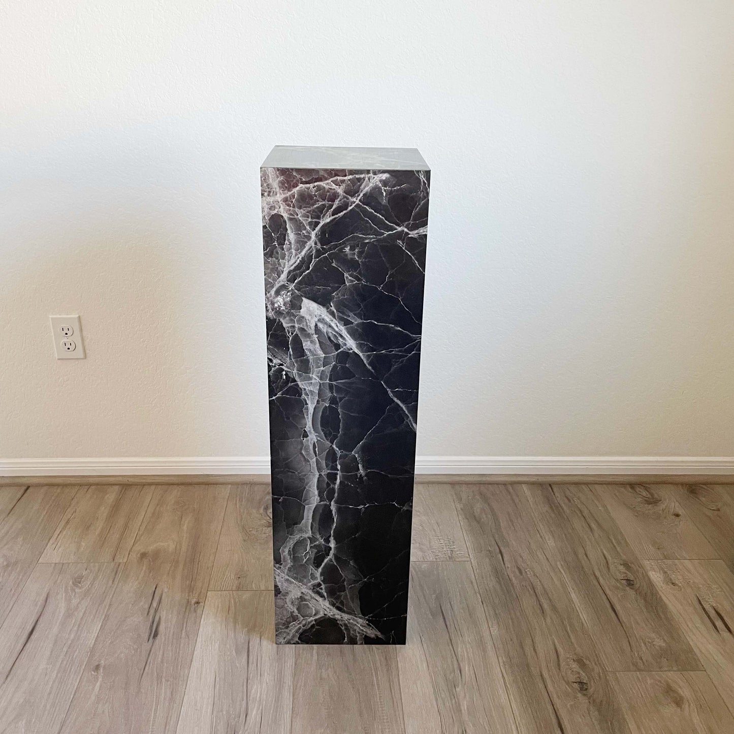 Vintage Faux Marble Pedestal: See Shipping Details