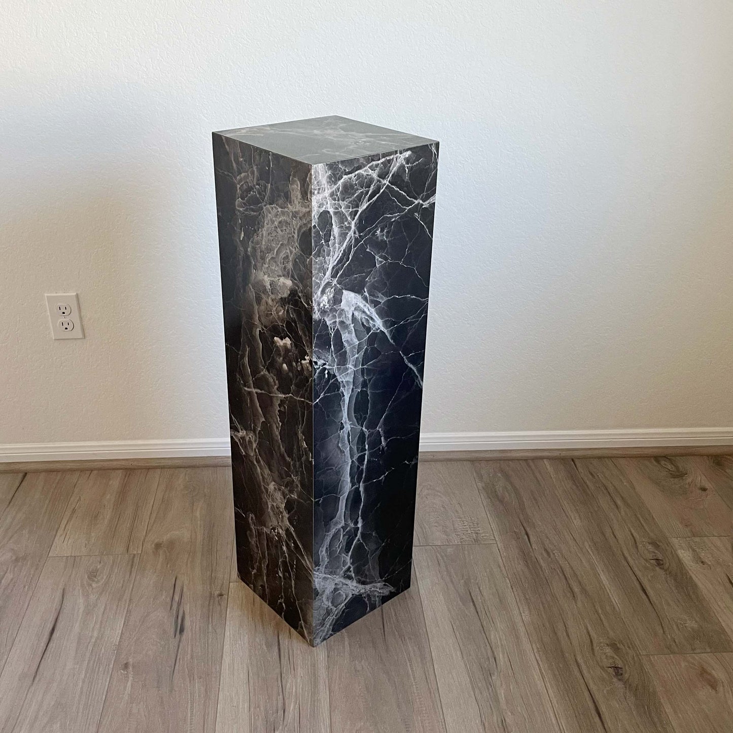 Vintage Faux Marble Pedestal: See Shipping Details