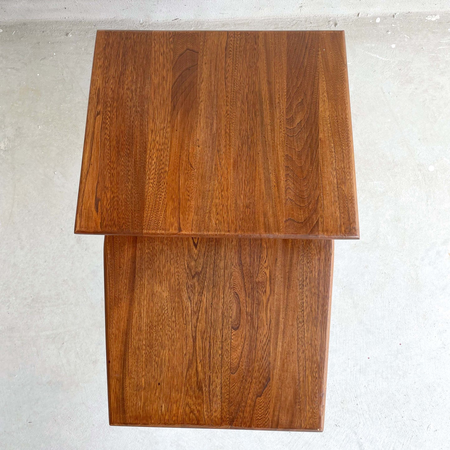 MCM Hexagon Two Tier End Table