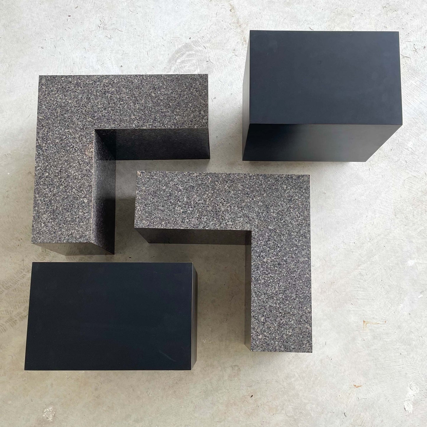 Vintage 80's Laminate Plinths, Pedestals