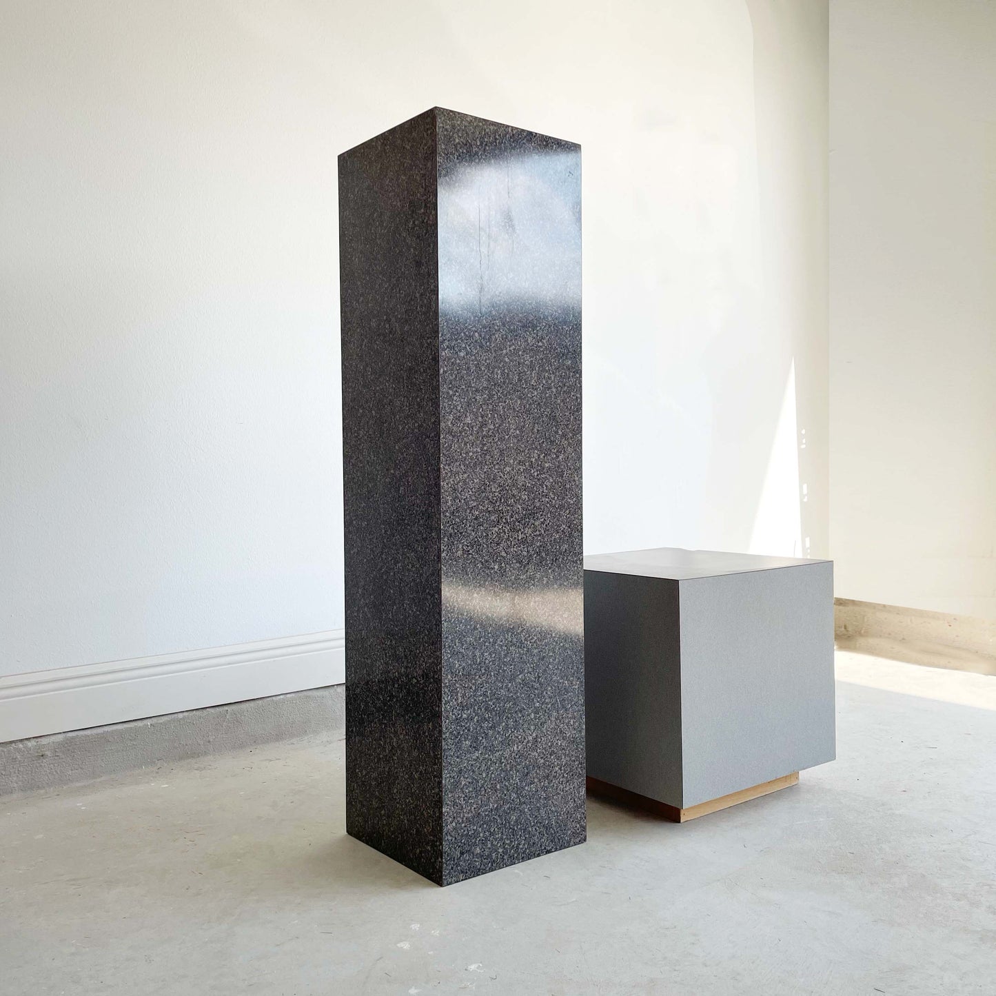 Vintage 80's Laminate Plinths, Pedestals