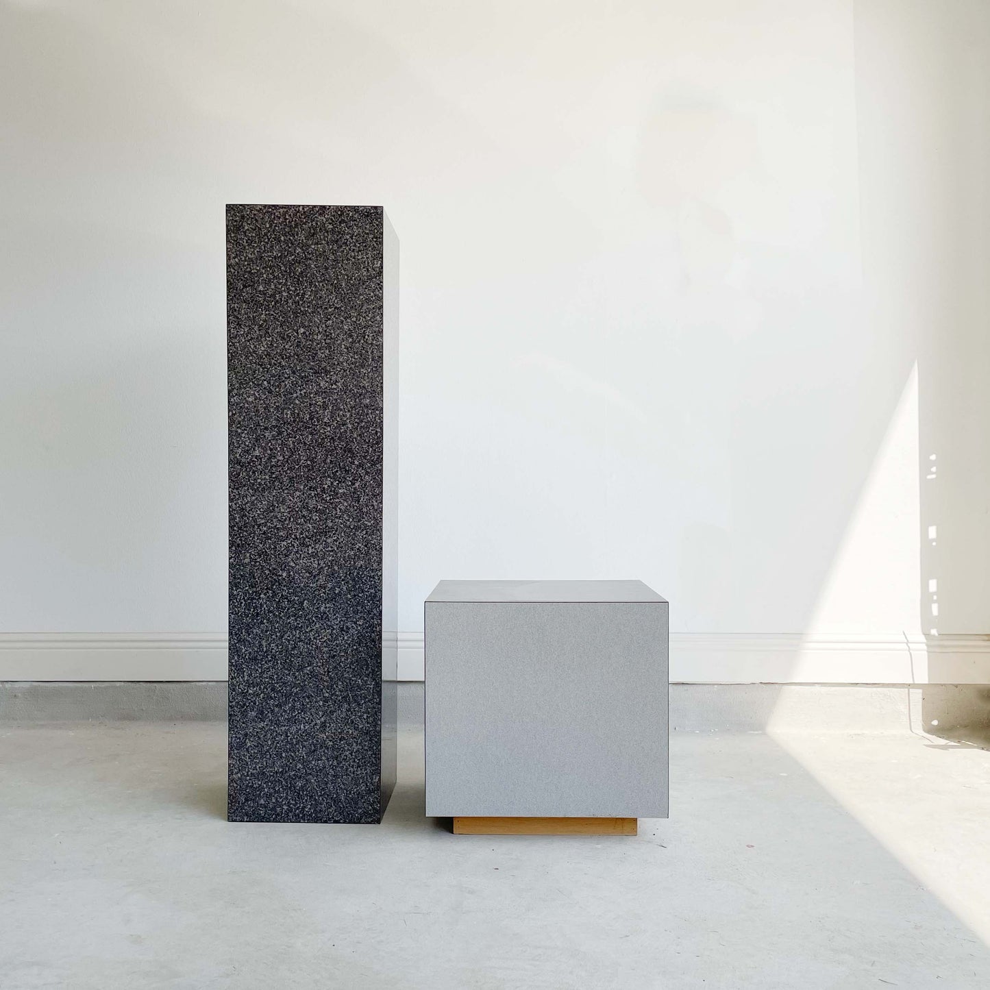 Vintage 80's Laminate Plinths, Pedestals