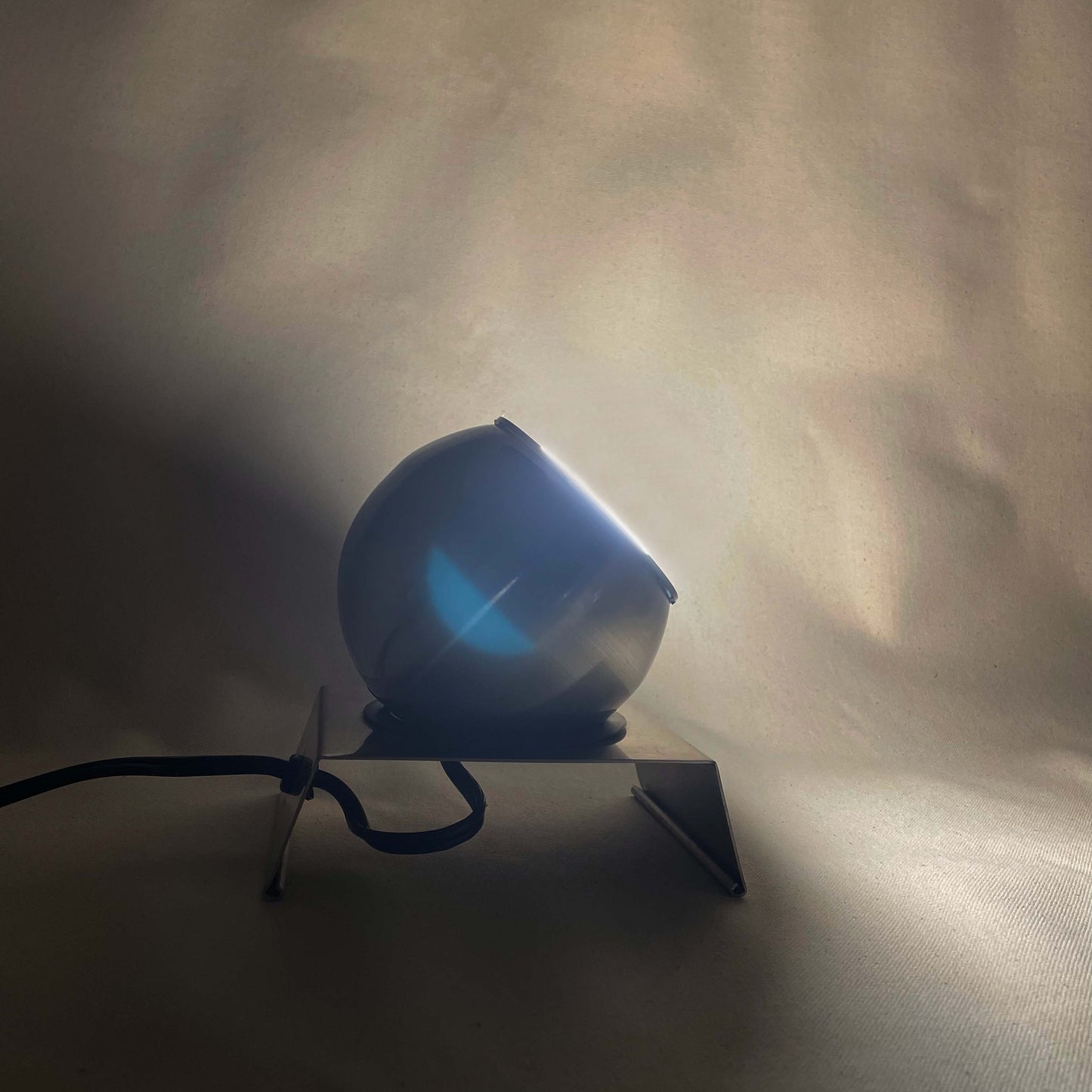 Vintage Eyeball Accent Lamp with Base in style of Robert Sonneman