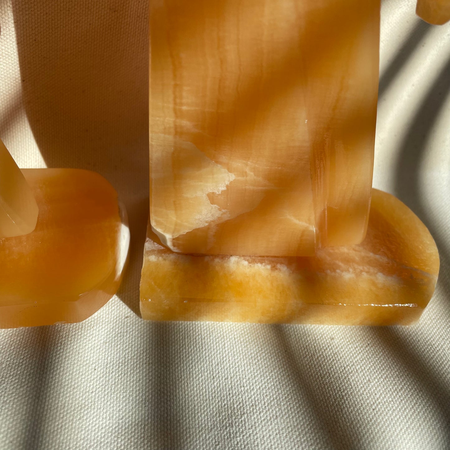 Set of Two Vintage Orange Horse Bookends