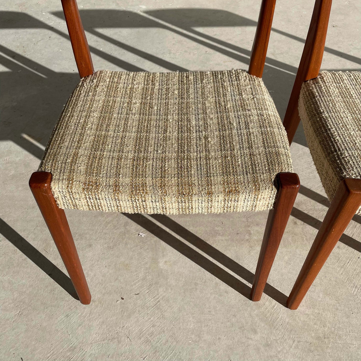 Danish Dining Chairs with Teak Frames by Svegards Markaryd, Set of 4