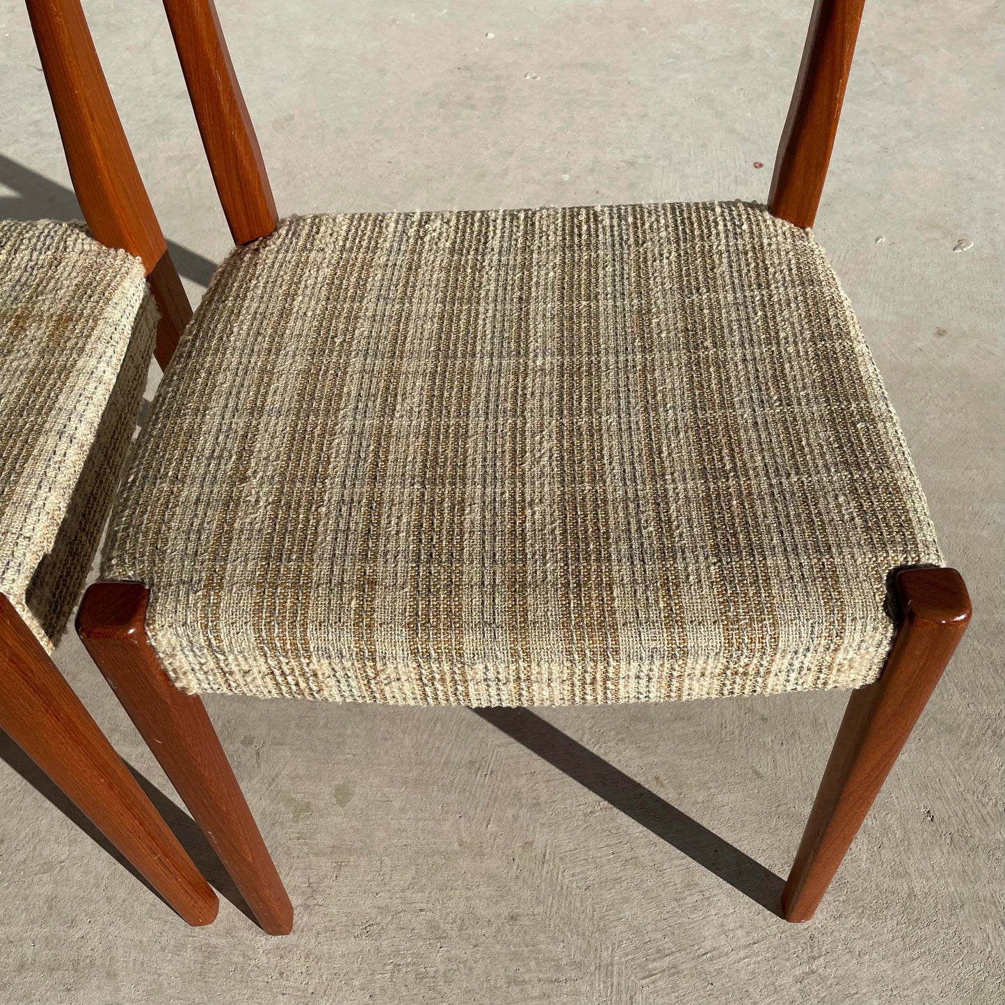 Danish Dining Chairs with Teak Frames by Svegards Markaryd, Set of 4