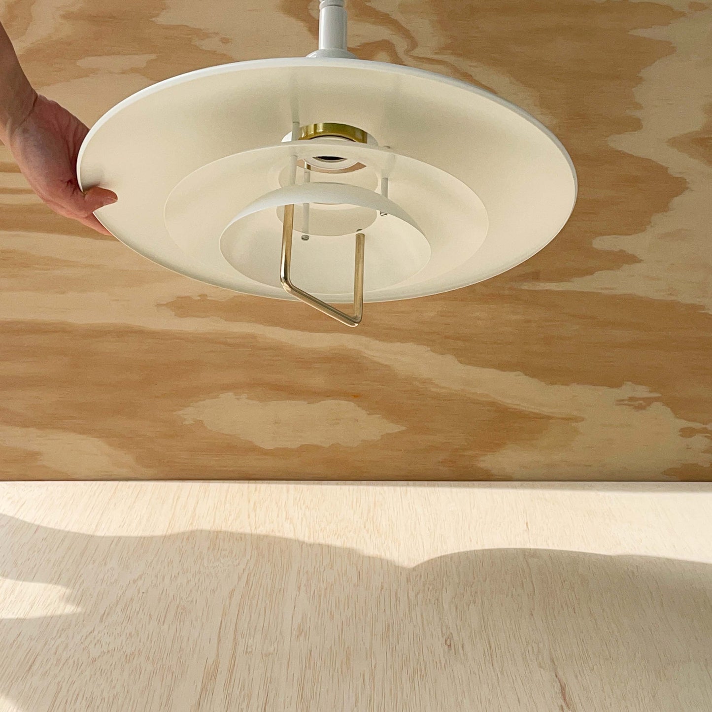 Belid Sweden Ceiling Lamp, Hardwired