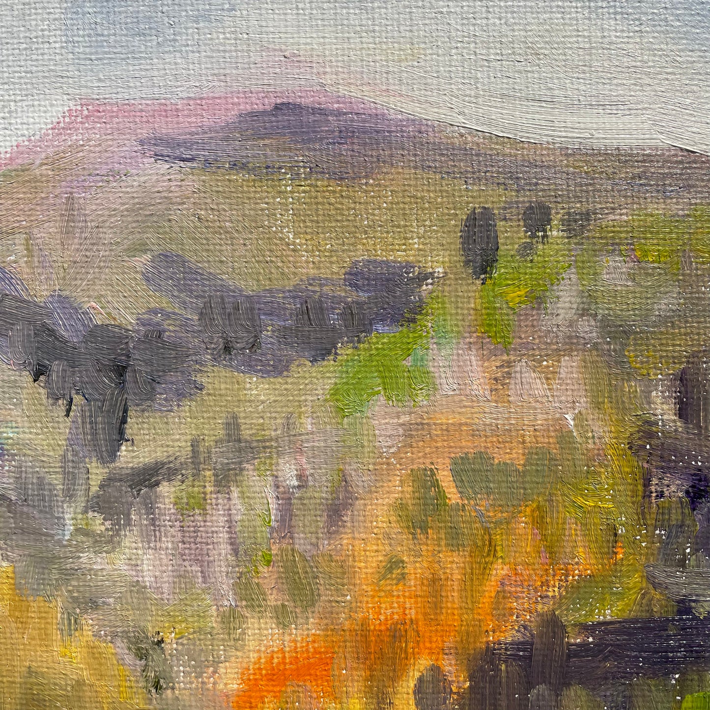 Scenic Landscape: Hills, Valleys, Mountains, Original Artwork, Signed