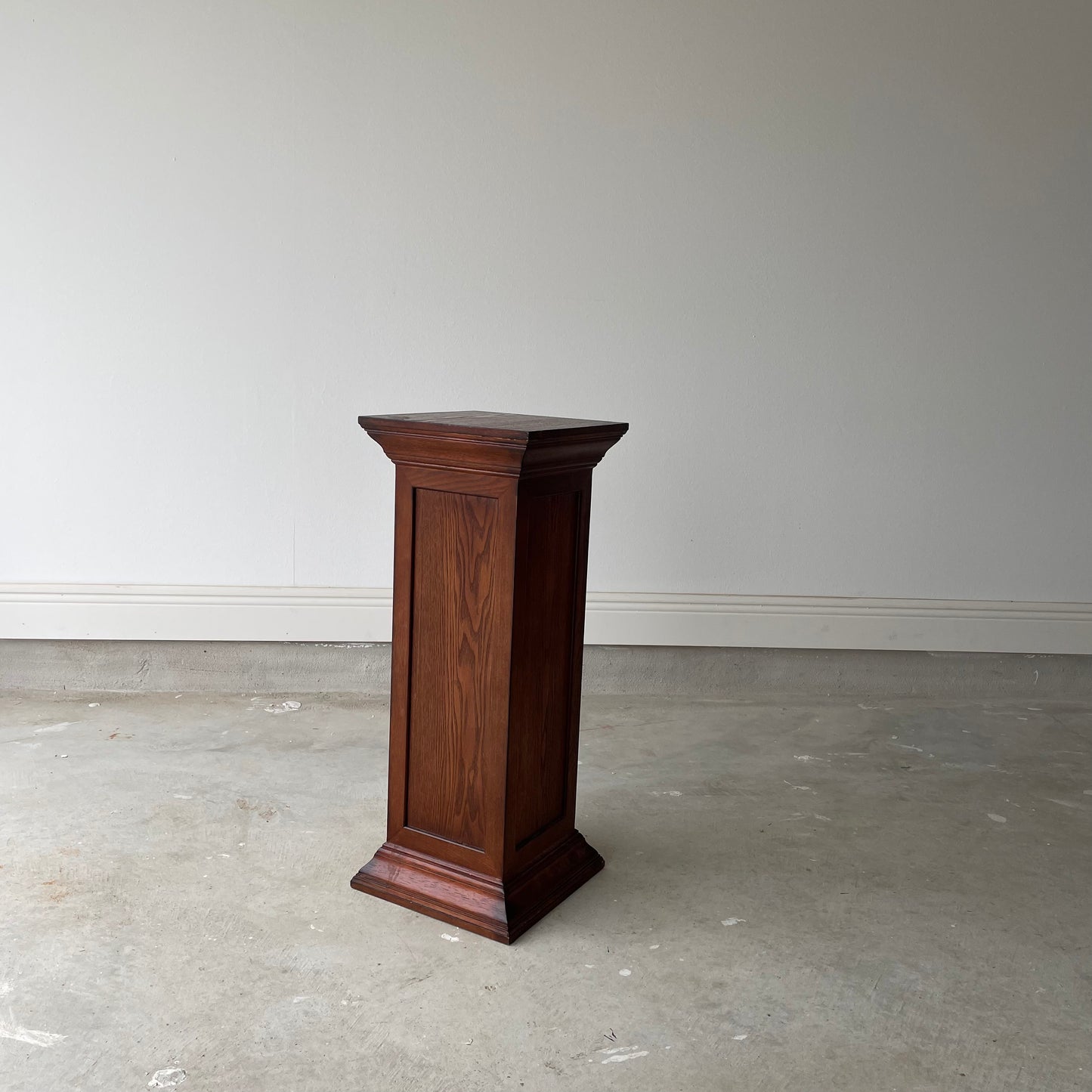 Wooden Pedestal for Plants & Art