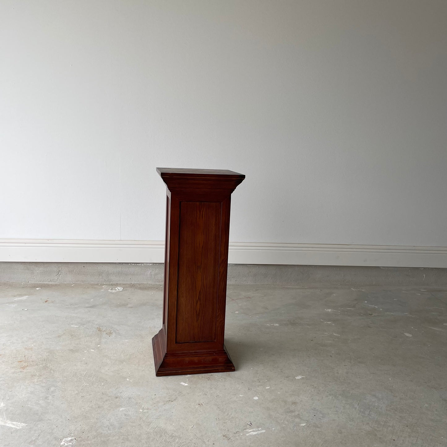 Wooden Pedestal for Plants & Art