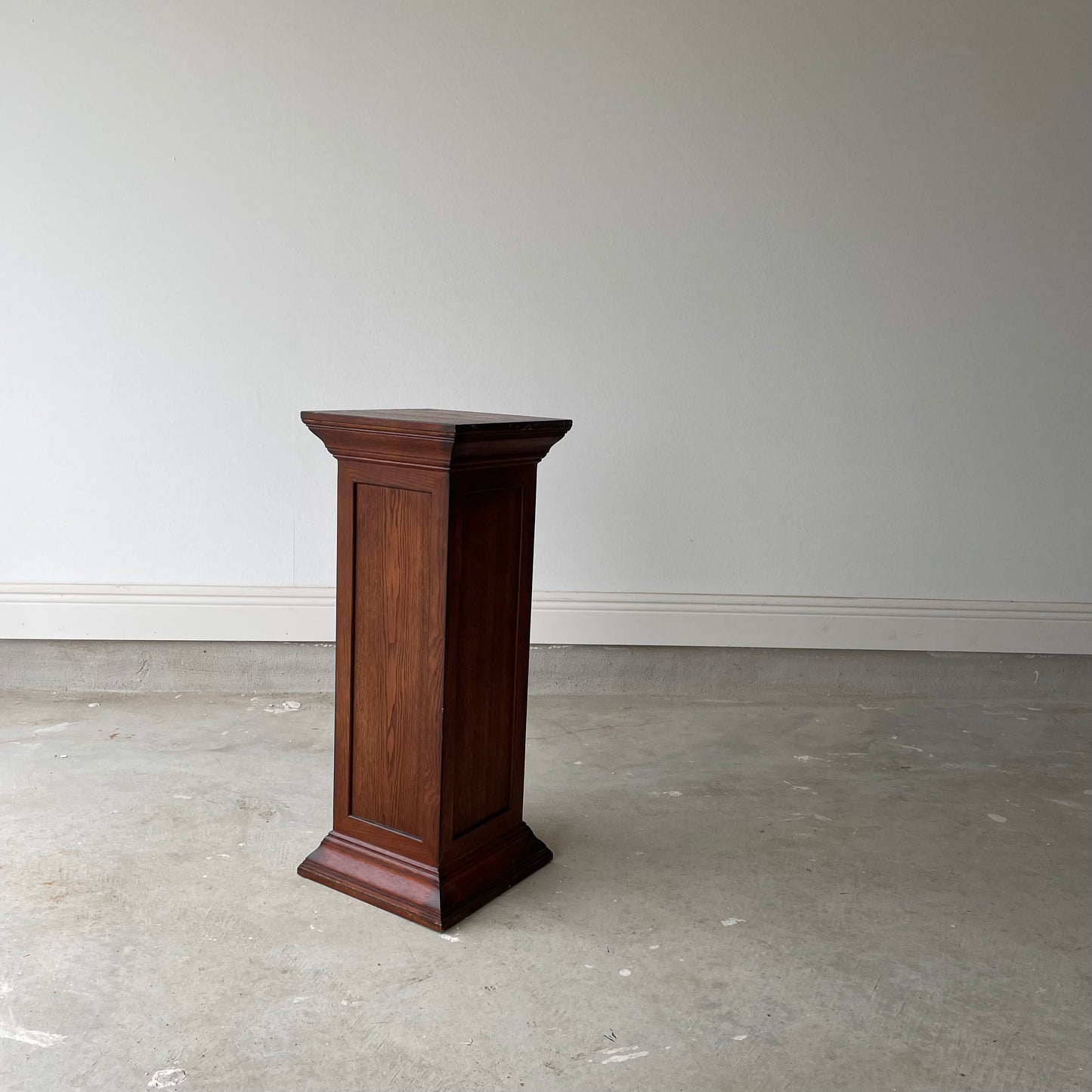 Wooden Pedestal for Plants & Art