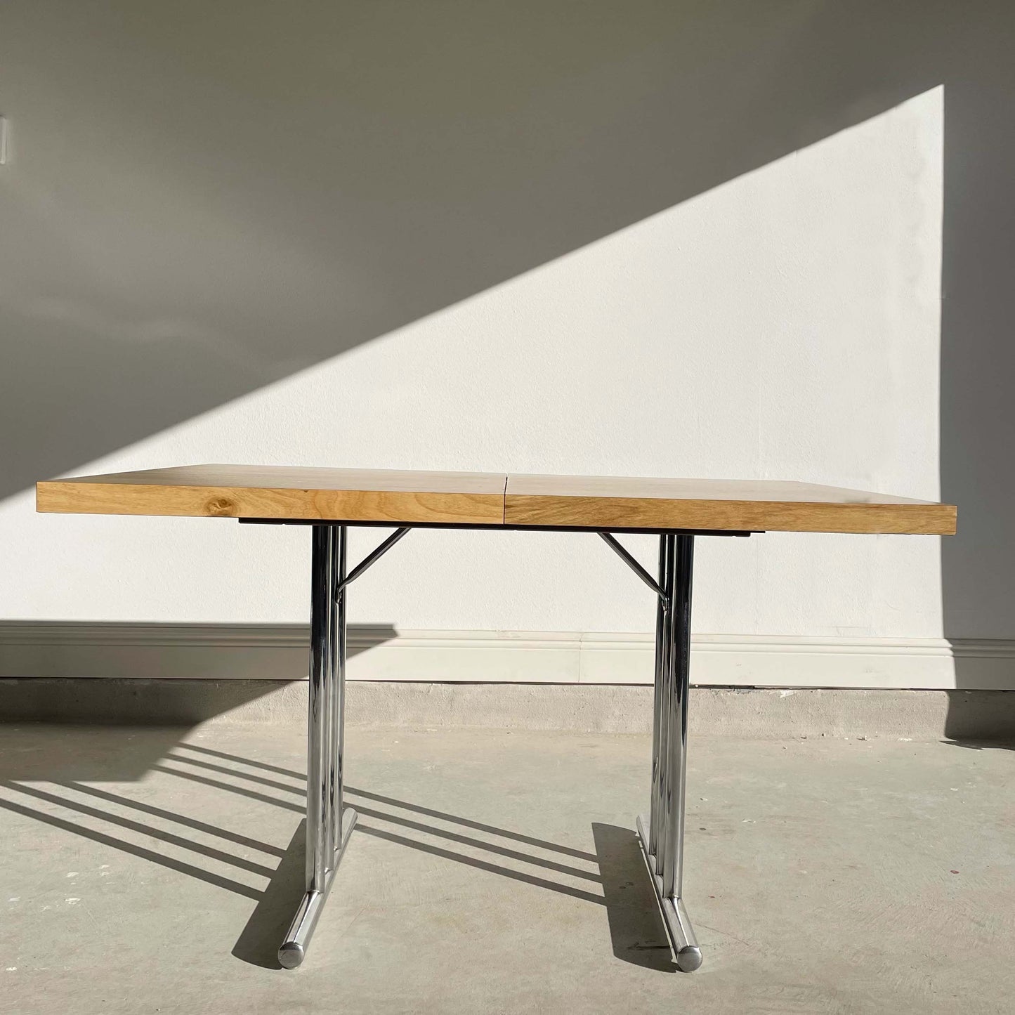 Harvey Probber Style Laminate and Chrome Dining Table