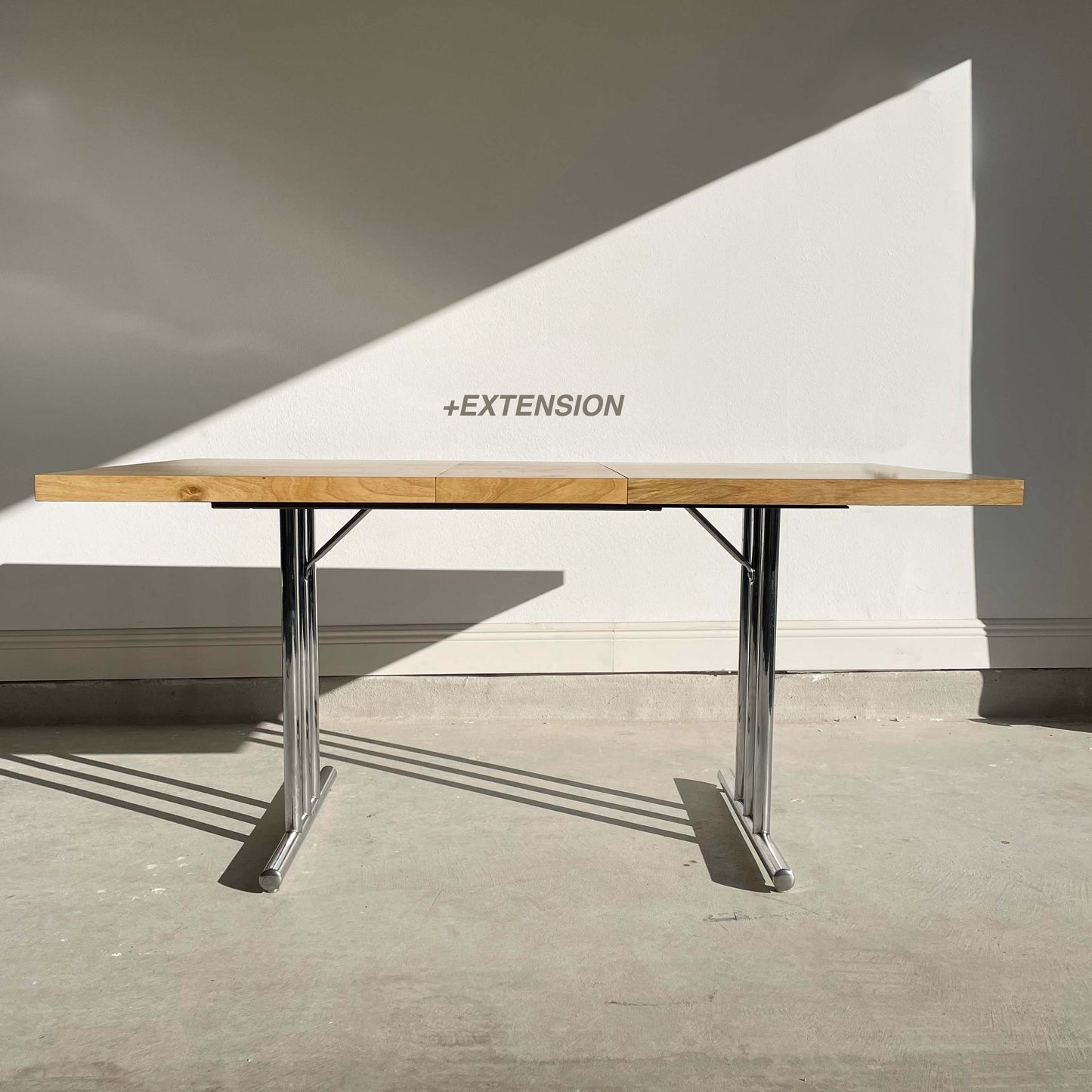 Harvey Probber Style Laminate and Chrome Dining Table