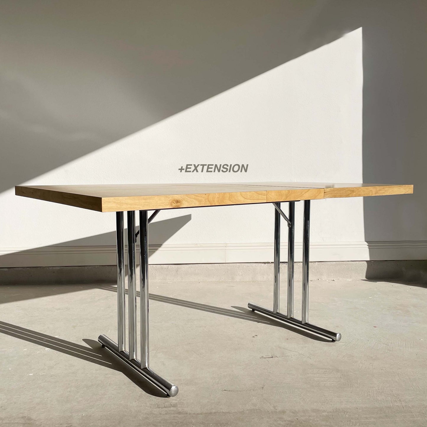 Harvey Probber Style Laminate and Chrome Dining Table