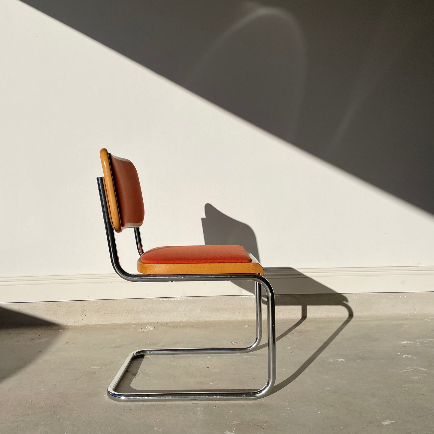 Burnt Orange Cesca Style Chair : See Shipping Rules