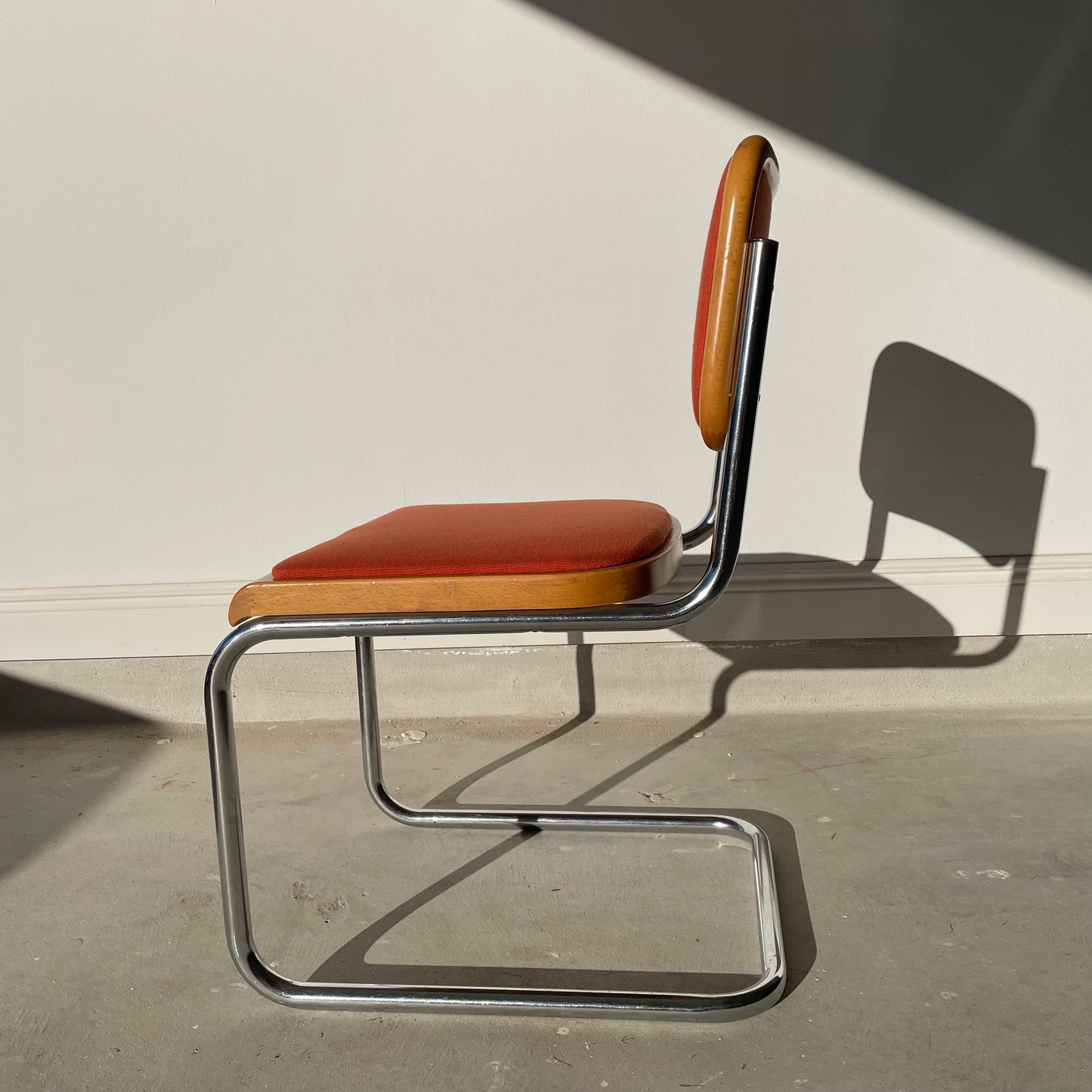 Burnt Orange Cesca Style Chair : See Shipping Rules