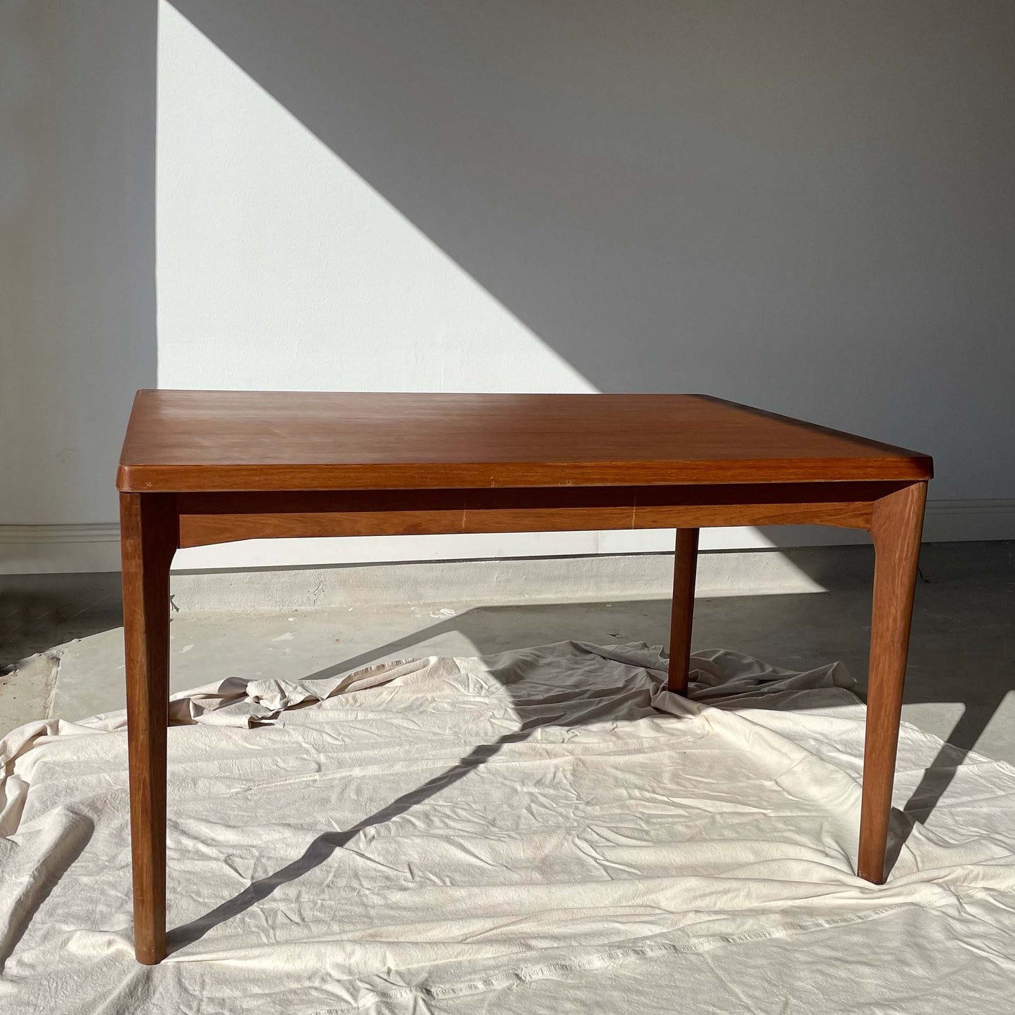 Vejle Stole Danish Modern Teak Extension Dining Table by Henning Kjaernulf