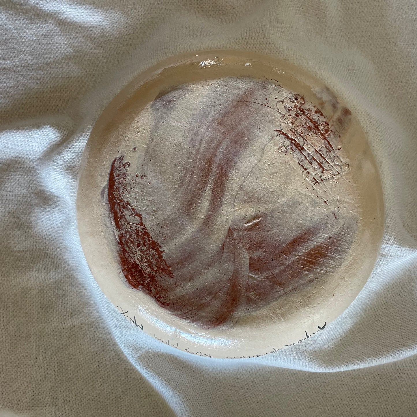 Angelica Morales Ceramic Platter: Mermaid Holding Lilies