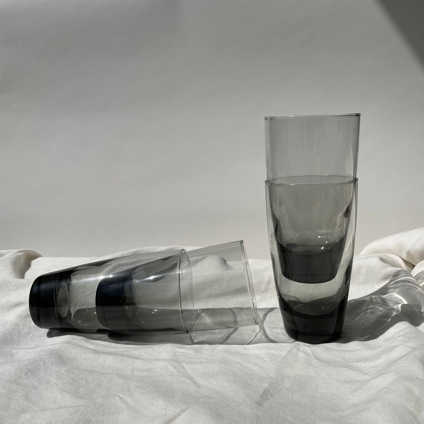 Smokey Grey Tumblers x2