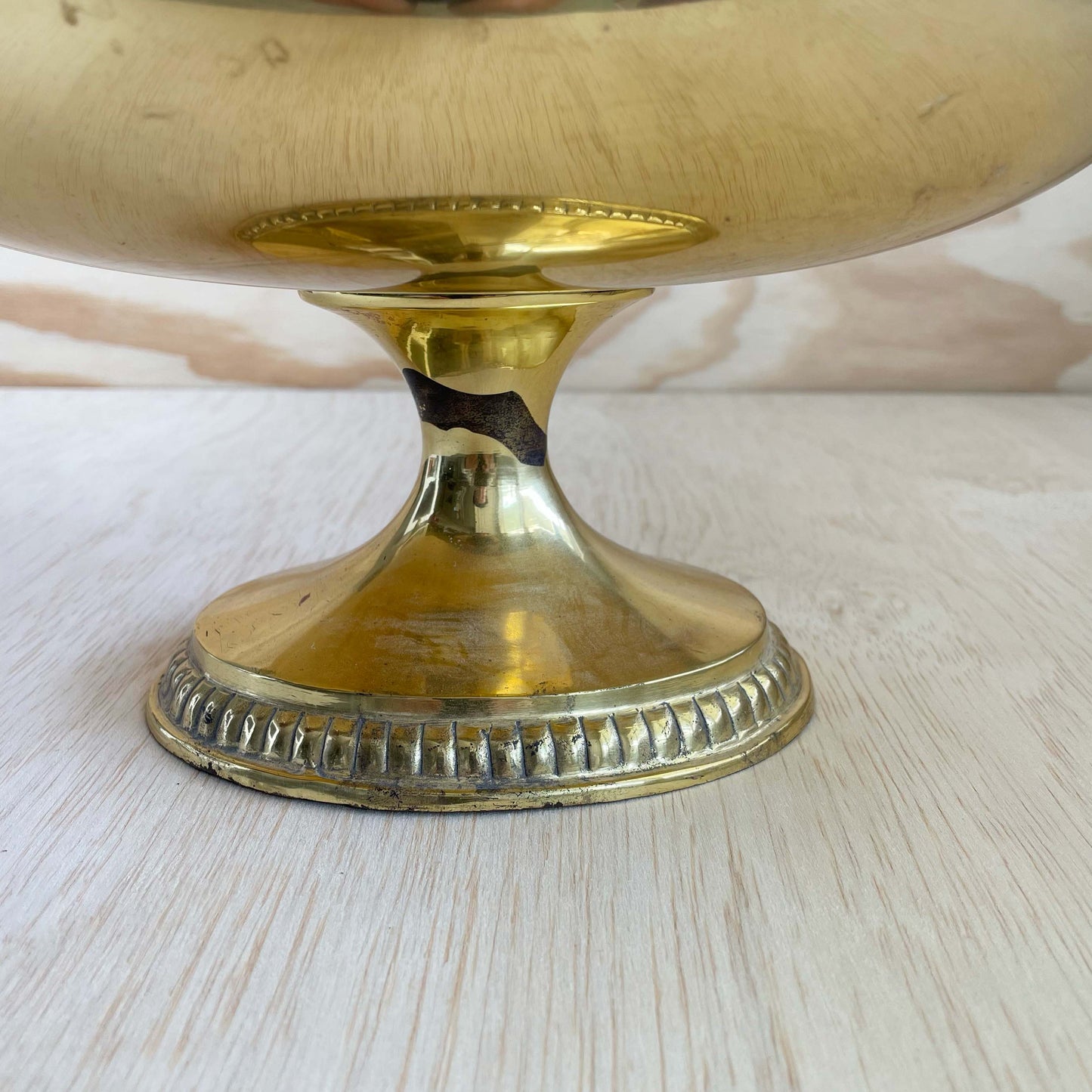 Vintage MCM Double Swan Pedestal Centerpiece