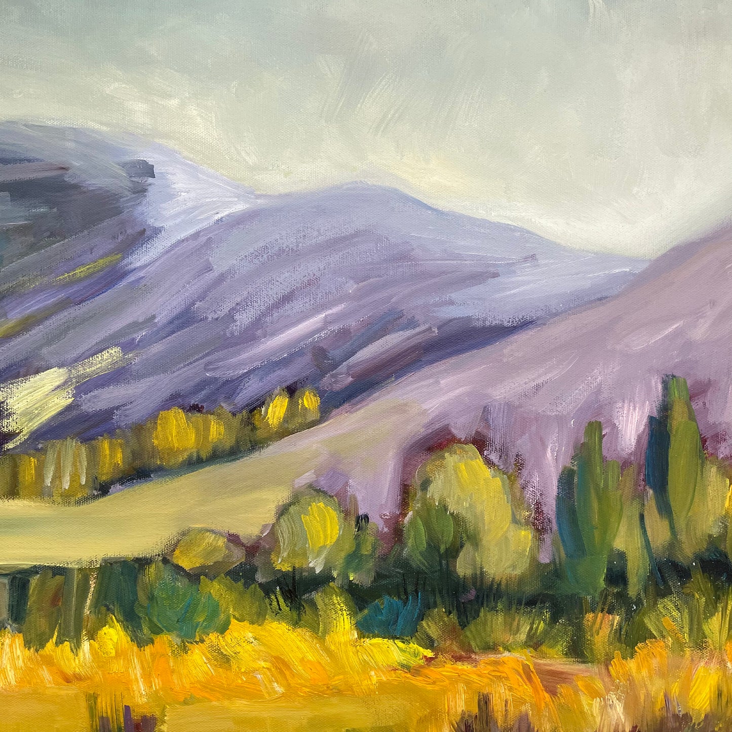 Countryside Scenic Landscape - Original Art