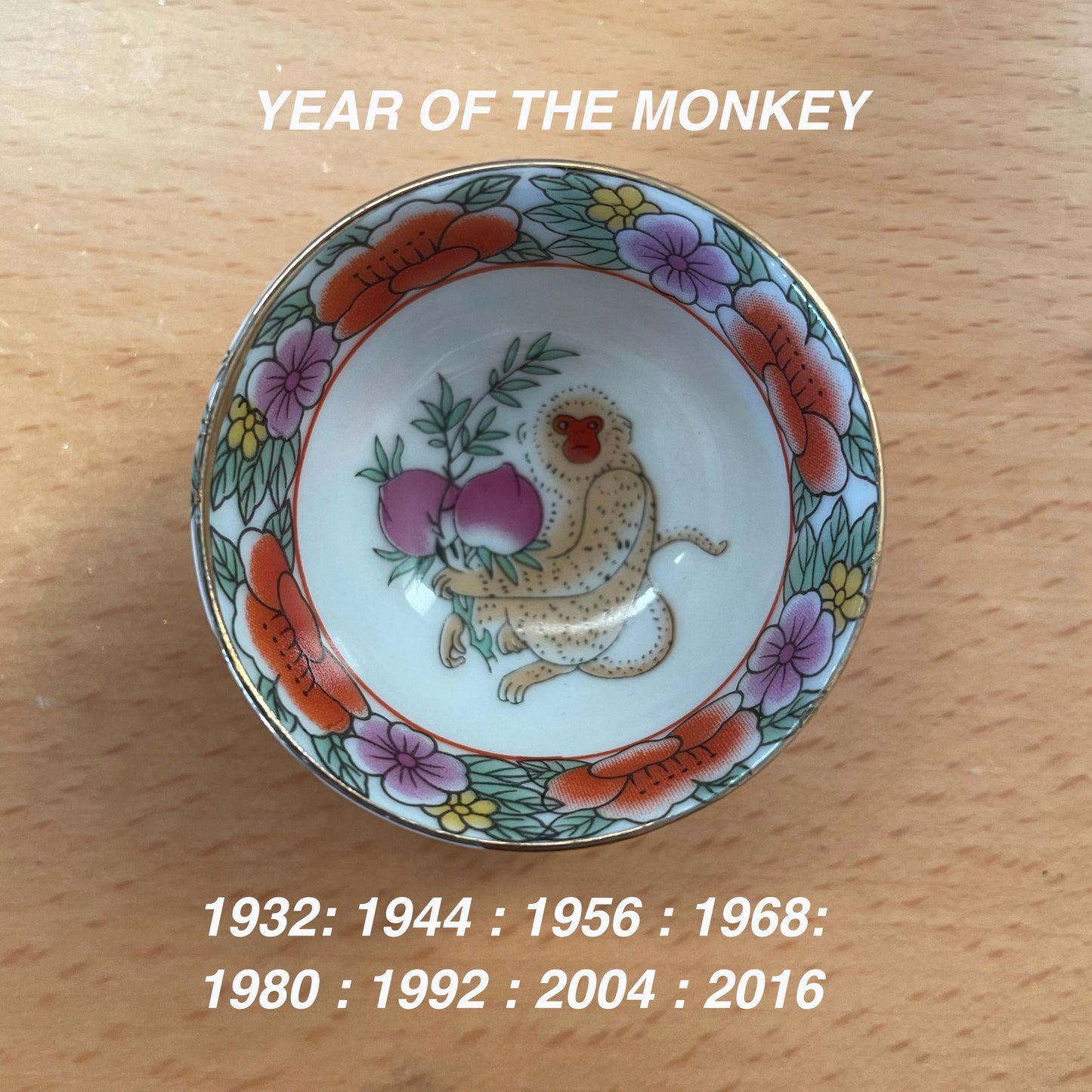 Lunar New Year Zodiac Tea Cups x1