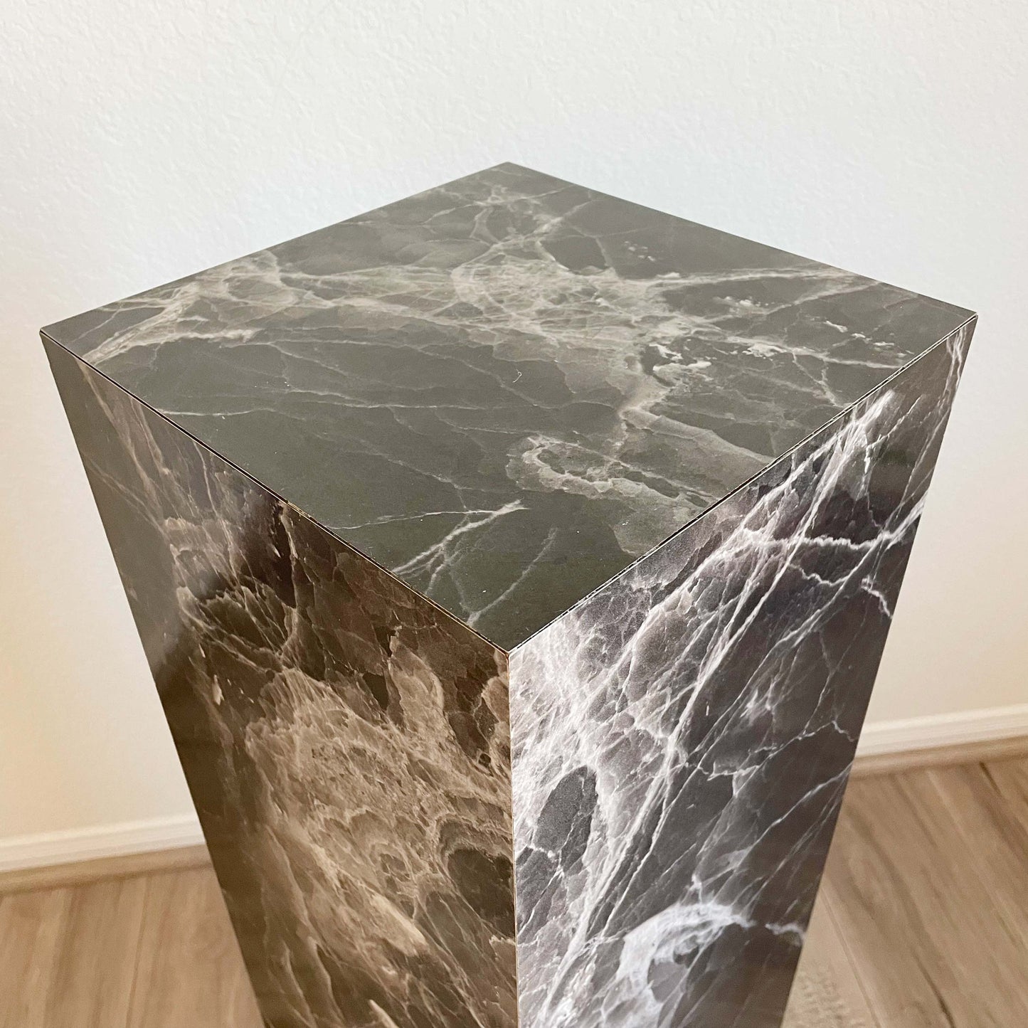 Vintage Faux Marble Pedestal: See Shipping Details