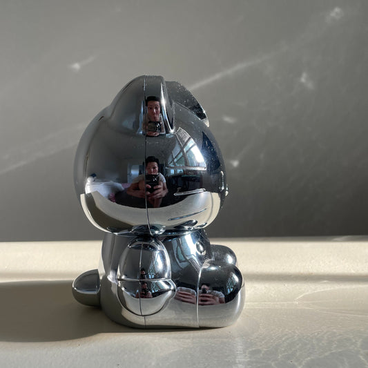 Rare Sephora x Hello Kitty Chrome Makeup Brush Holder / Container