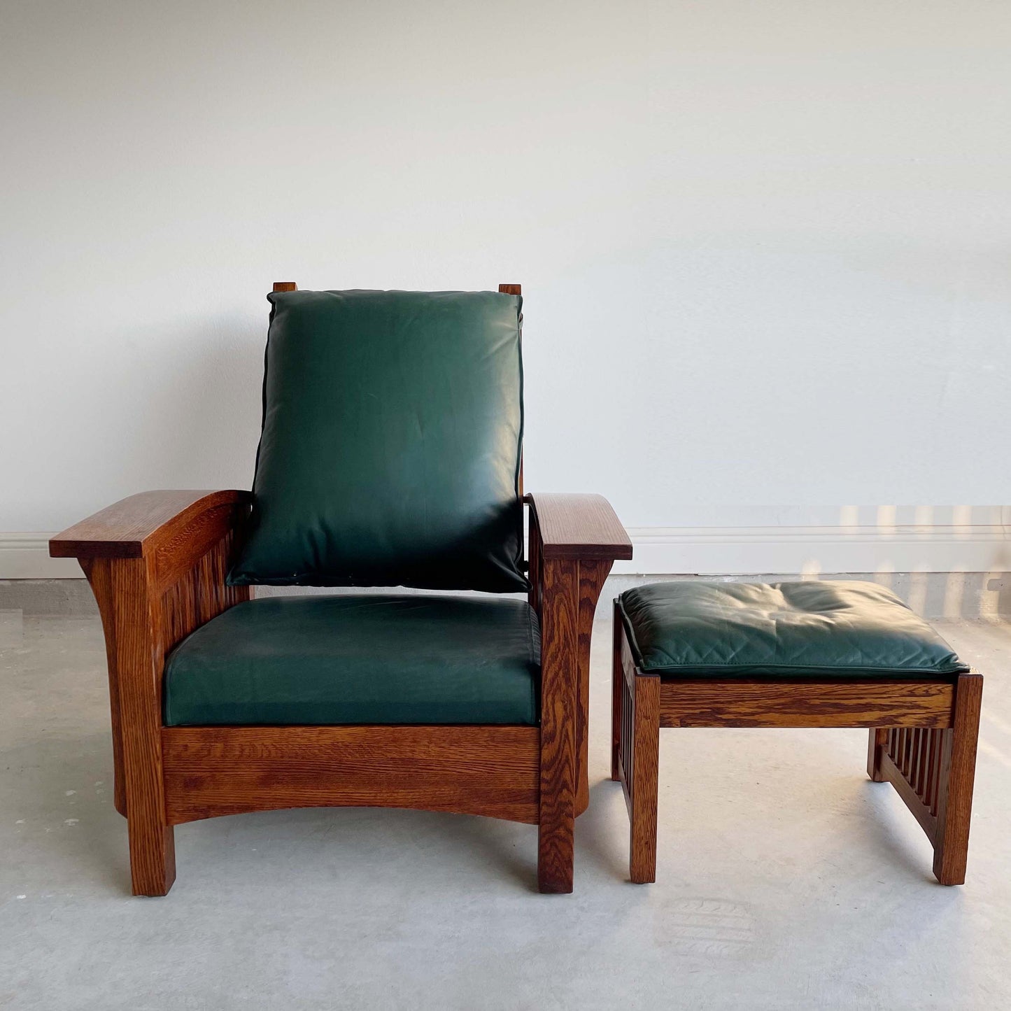 Mission Craftsman Chair + Ottoman: See Shipping Rules