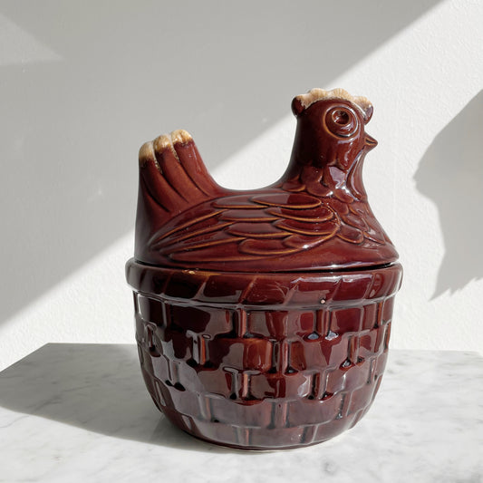 McCoy Brown Hen Cookie Jar