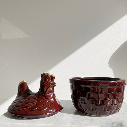McCoy Brown Hen Cookie Jar