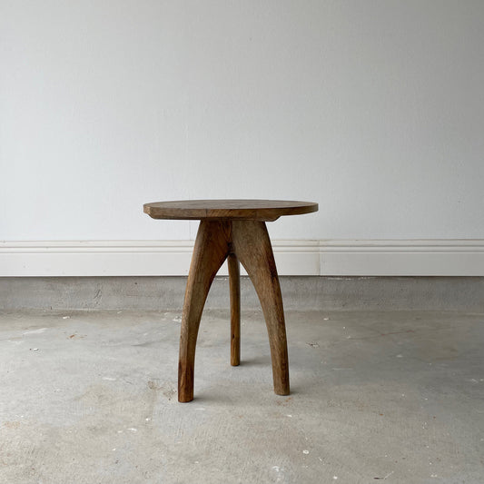 Wooden Three Legs End Table x1