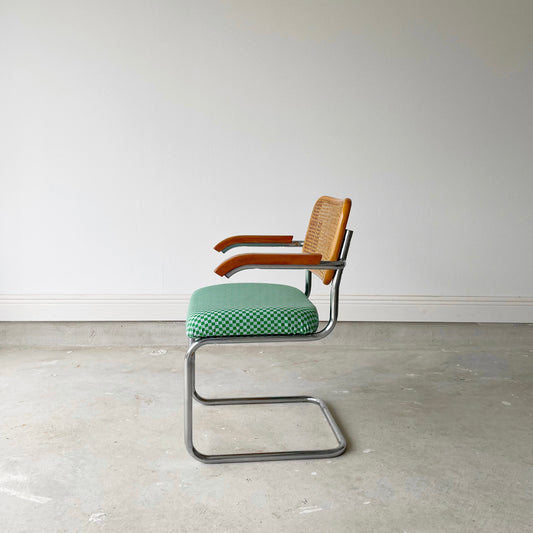 Marcel Breuer Style Cantilever Armchair x Herman Miller Upholstery