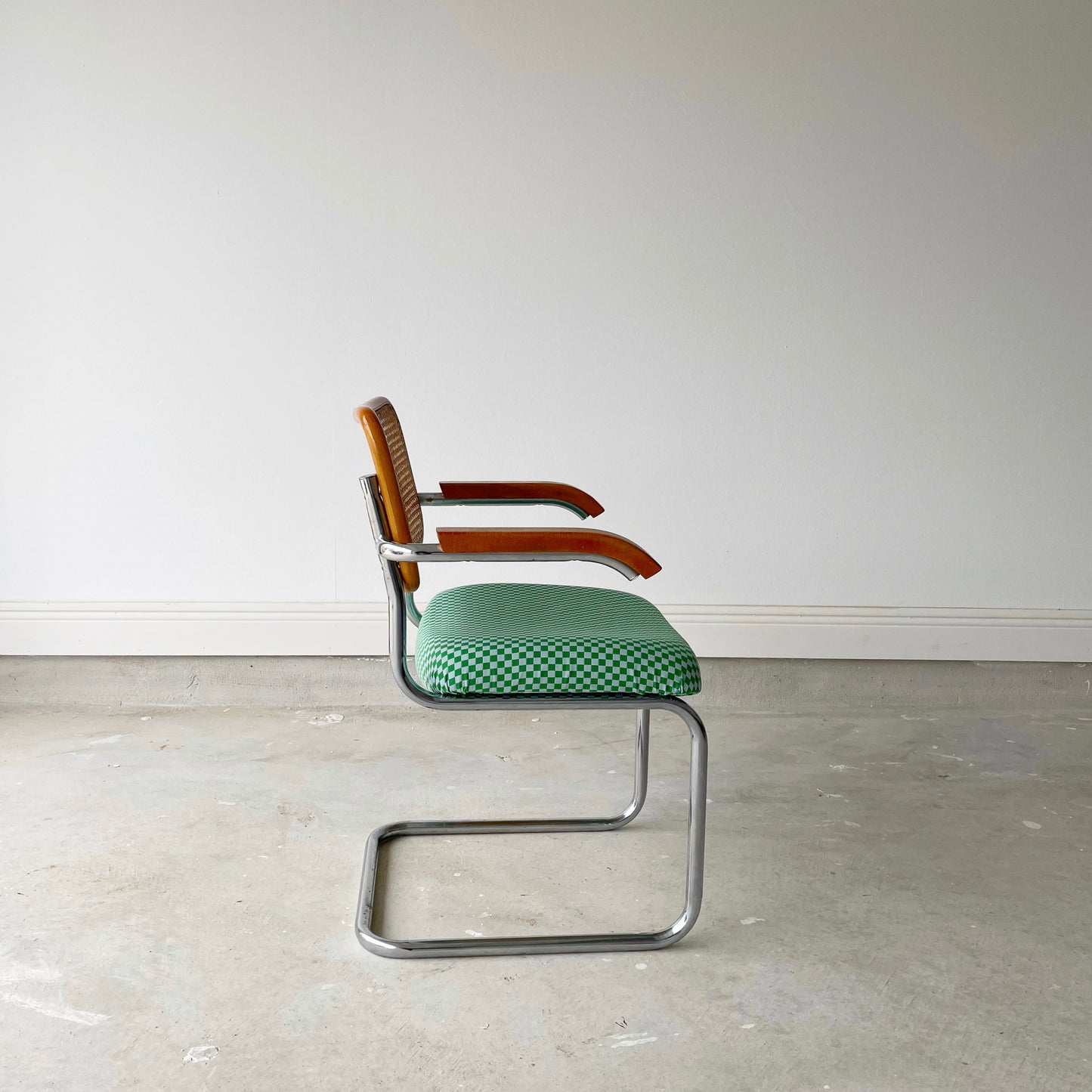 Marcel Breuer Style Cantilever Armchair x Herman Miller Upholstery