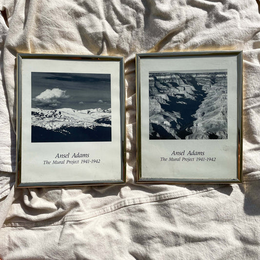 A Pair of Ansel Adams Lithographs: The Mural Project 1941-1942