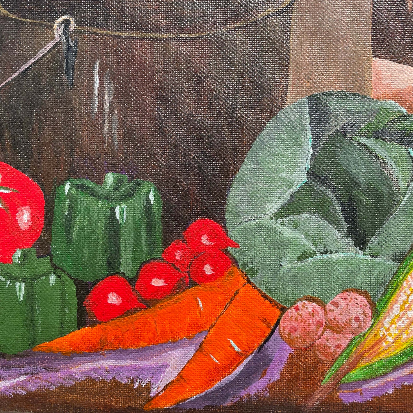 Still Life: Vegetables and More - Original Artwork