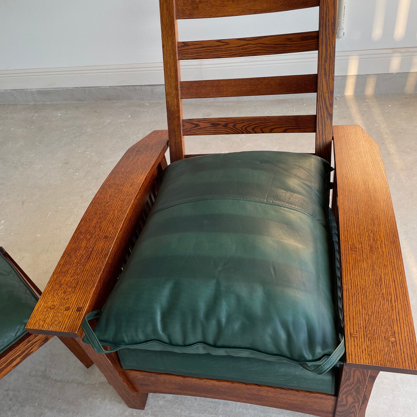 Mission Craftsman Chair + Ottoman: See Shipping Rules