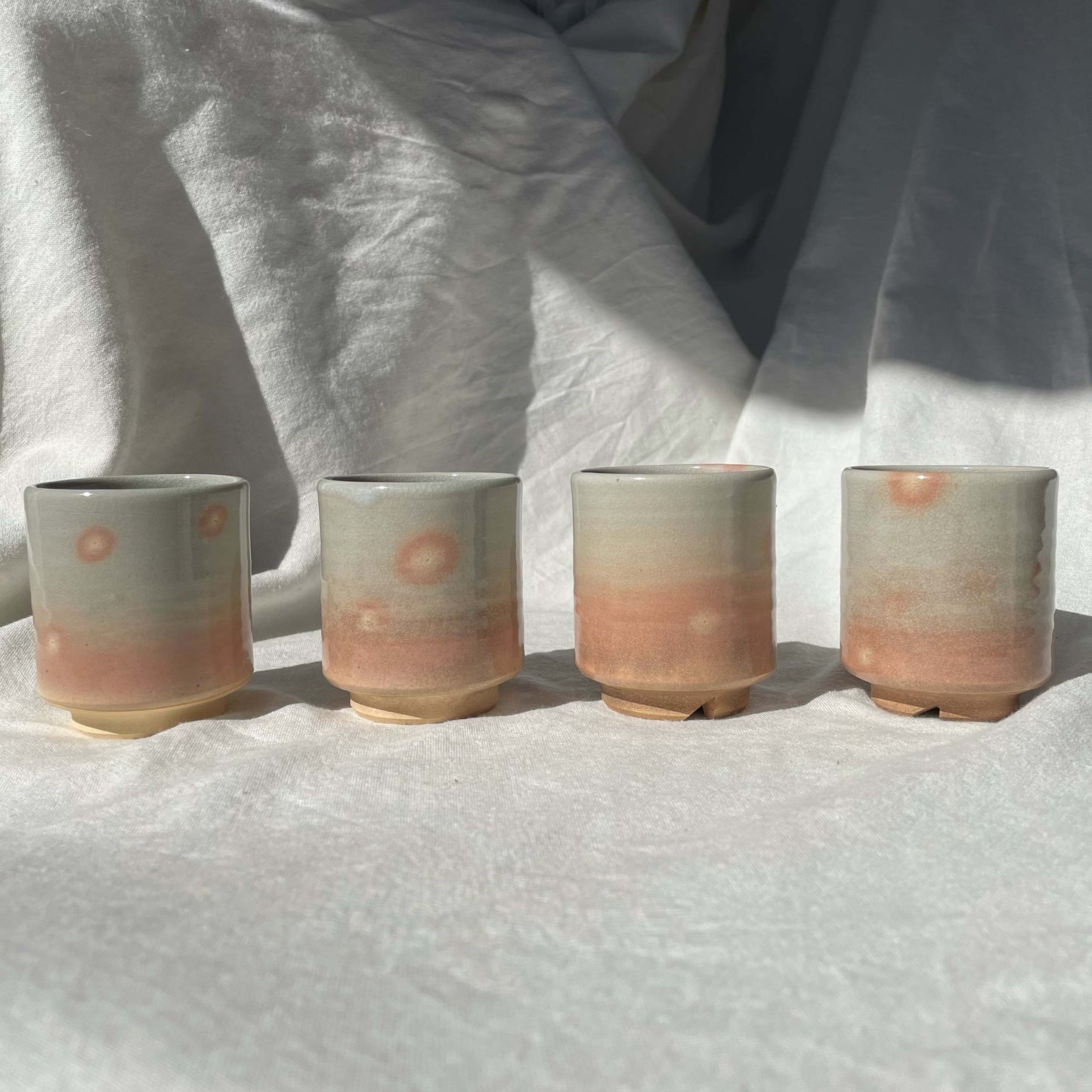 Handmade Yunomi Tea Cups x2