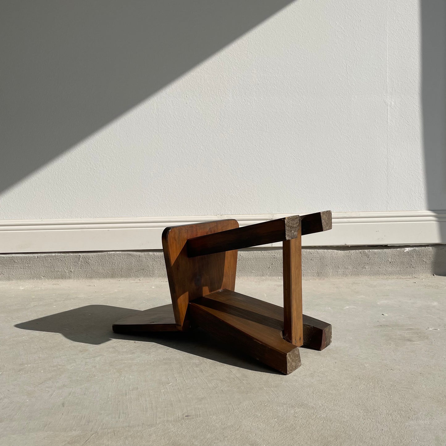 Brutalist Vintage Wood Chair