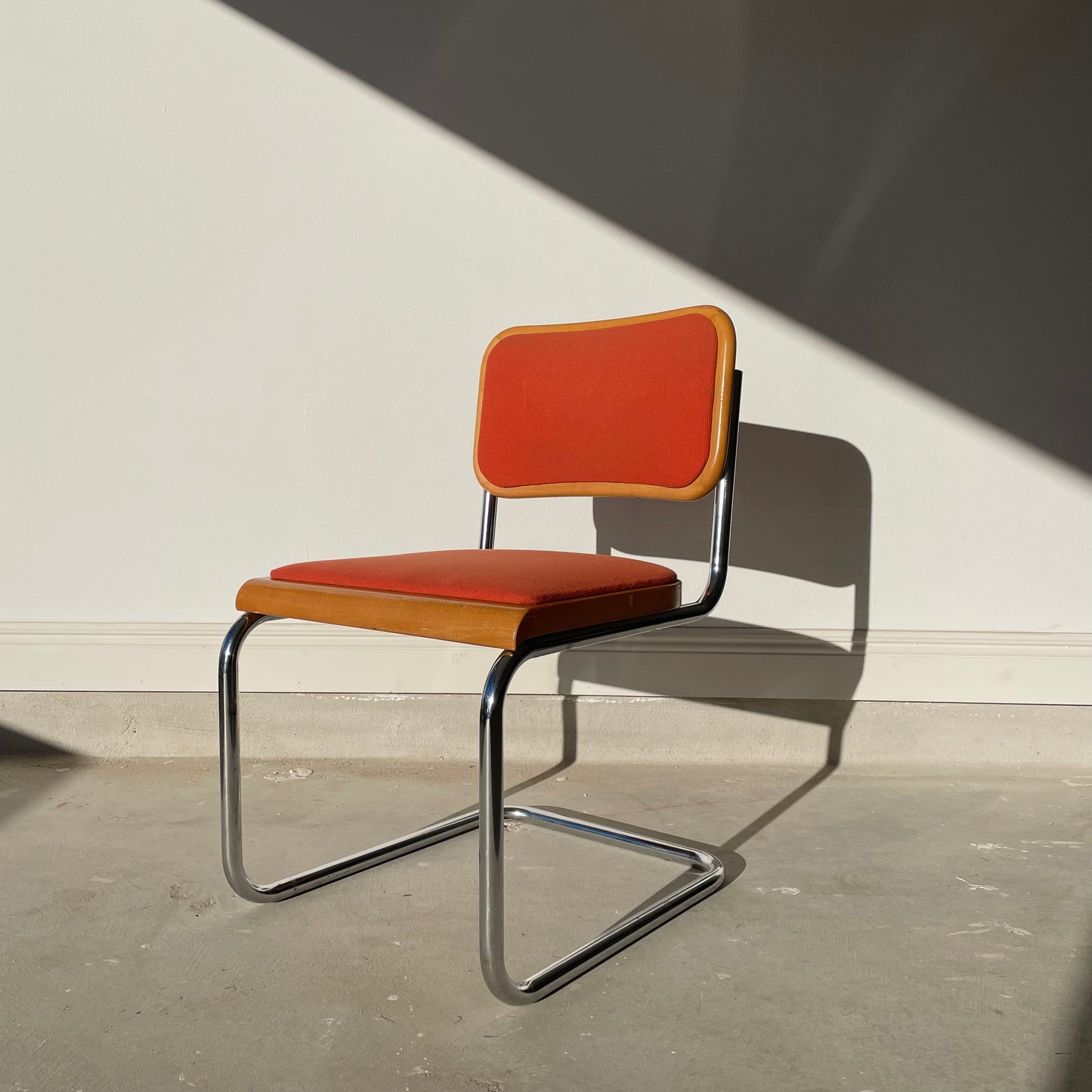 Burnt Orange Cesca Style Chair : See Shipping Rules