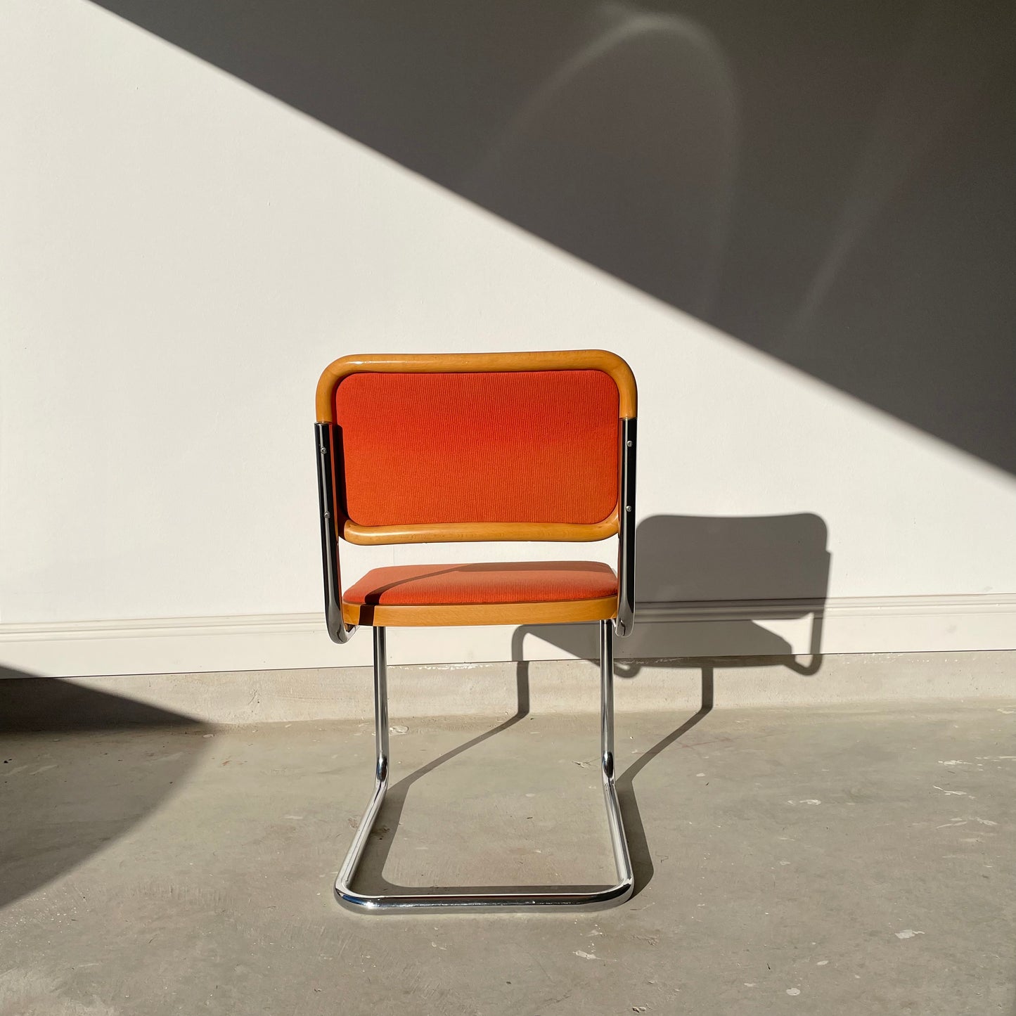 Burnt Orange Cesca Style Chair : See Shipping Rules